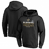 Men's Saints Black 2018 NFL Playoffs Pullover Hoodie,baseball caps,new era cap wholesale,wholesale hats